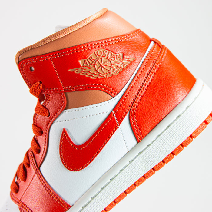 Wmns Air Jordan 1 Mid (Summit White/Cosmic Clay)