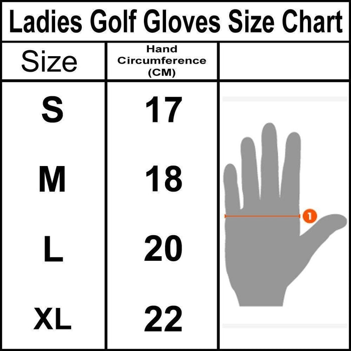 Women's Cabretta Leather Golf Gloves - Pink