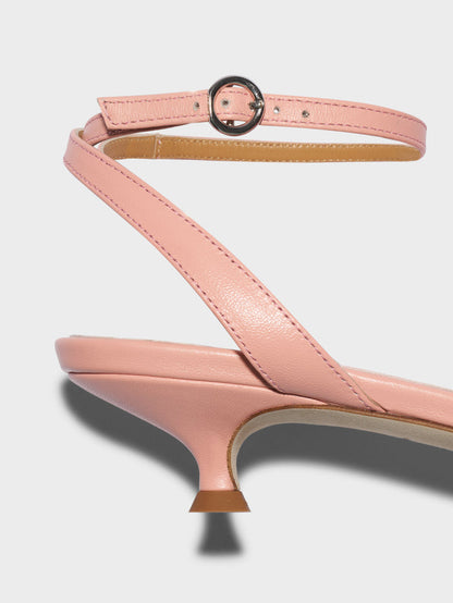 Zelia Kitten-Heel Sandals