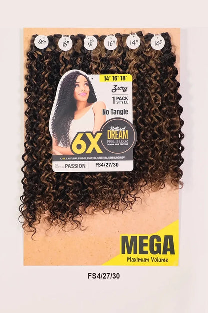 ZURY NATURAL DREAM HAIR WEAVE 6X - PASSION 182022