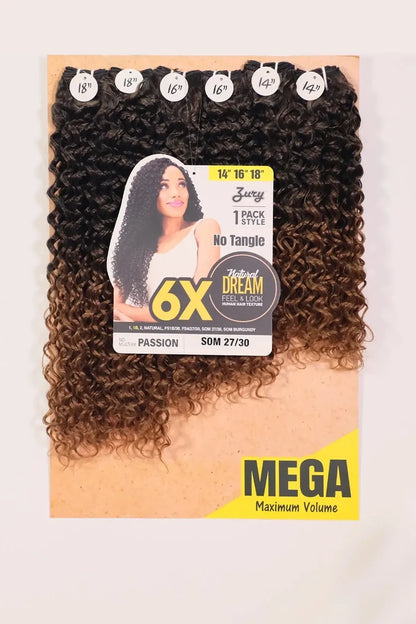 ZURY NATURAL DREAM HAIR WEAVE 6X - PASSION 182022