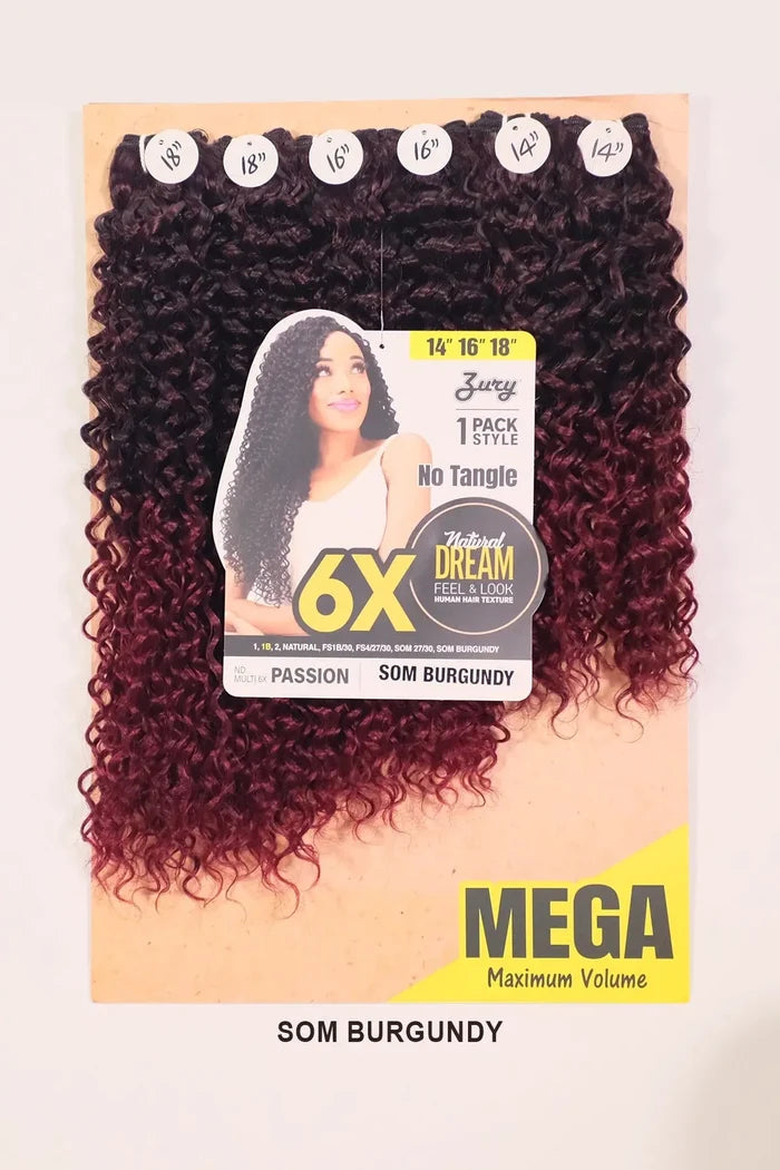 ZURY NATURAL DREAM HAIR WEAVE 6X - PASSION 182022