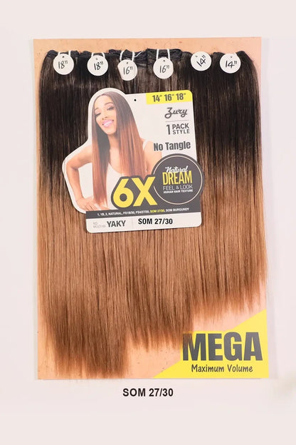 ZURY NATURAL DREAM HAIR WEAVE 6X - YAKY 202224